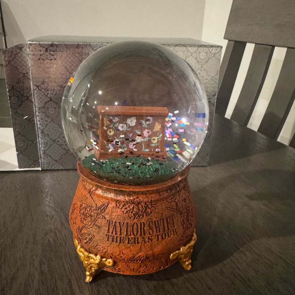 Taylor Swift The Eras Tour Decorative Globe with Gold Accents